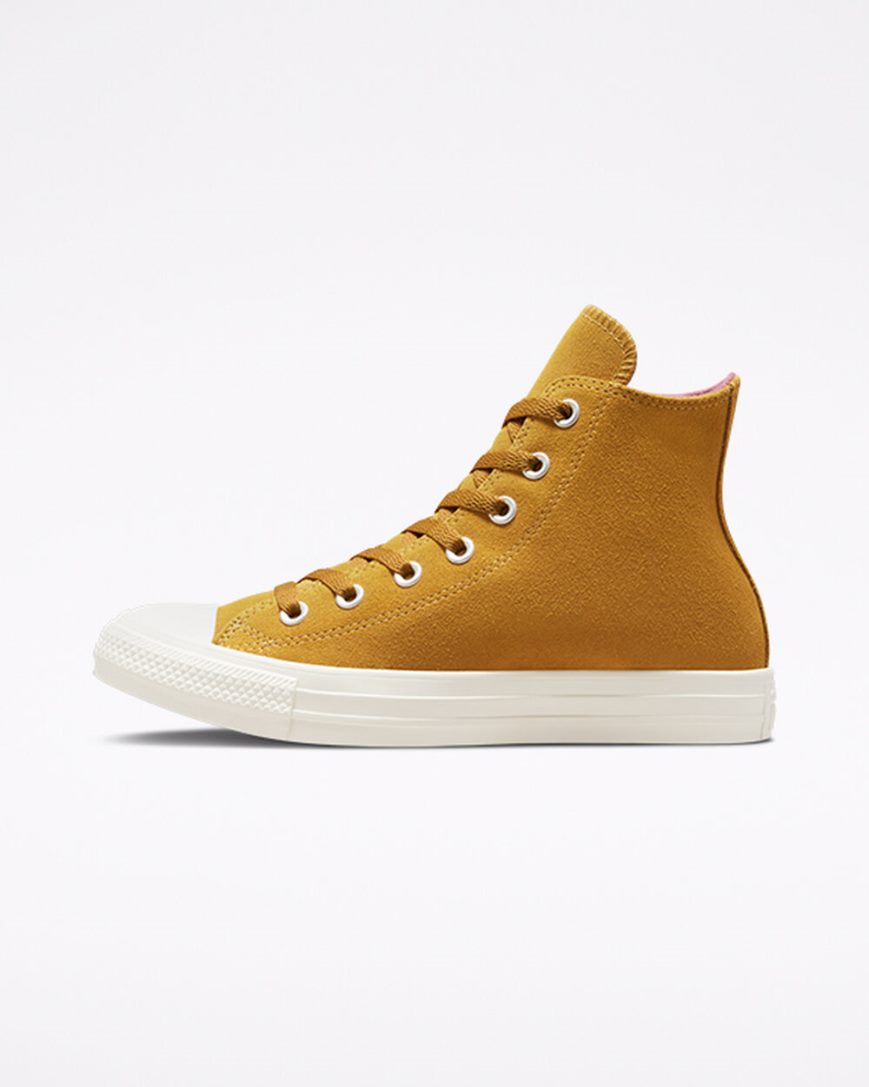Women's Converse Chuck Taylor All Star Classic High Top Shoes Yellow | AU E1890Z